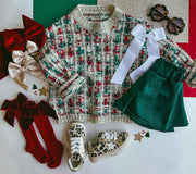 satin twirl skirt - green *pre-order*