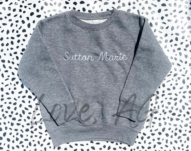 Chain toddler sweaters